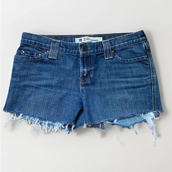 Denim Shorts Gap Summer Shorts GAP Shorts Gap Ultra Low Rise Denim